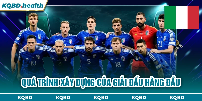 ITALIA 22 Quá trình xây dựng của giải đấu hàng đầu
