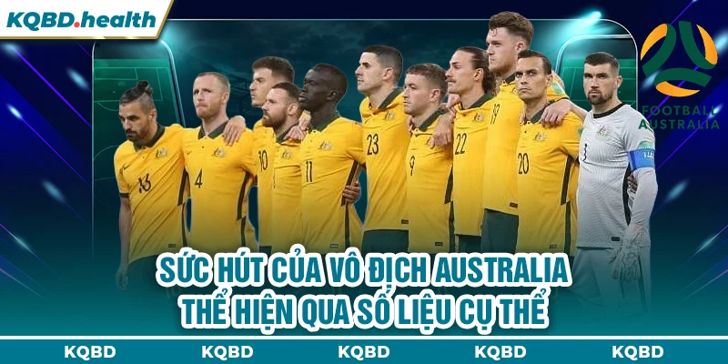 Vô Địch Australia 24 Sức hút của vô địch Australia thể hiện qua số liệu cụ thể